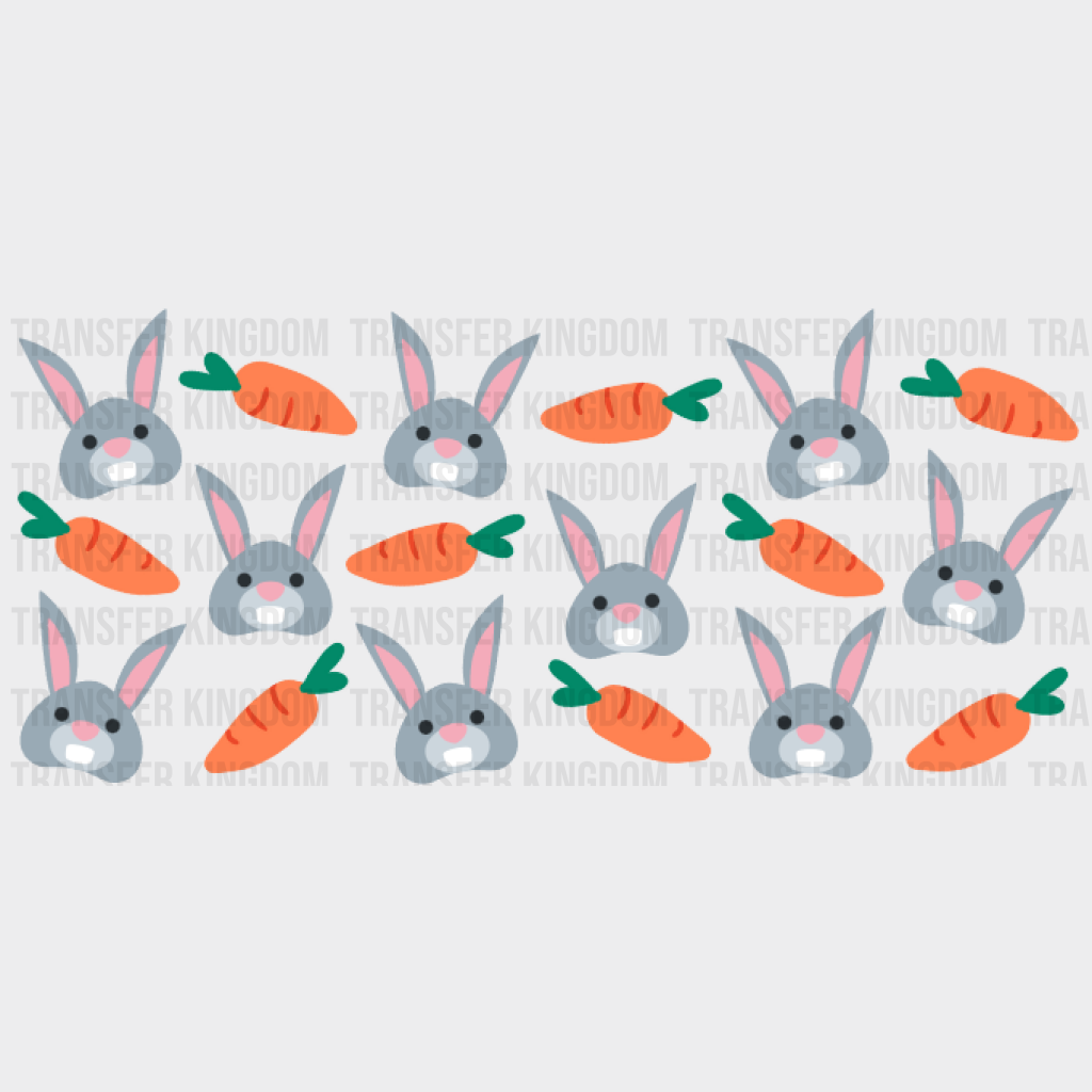 Rabbit Uv Dtf Transfer Cup Wrap Sticker
