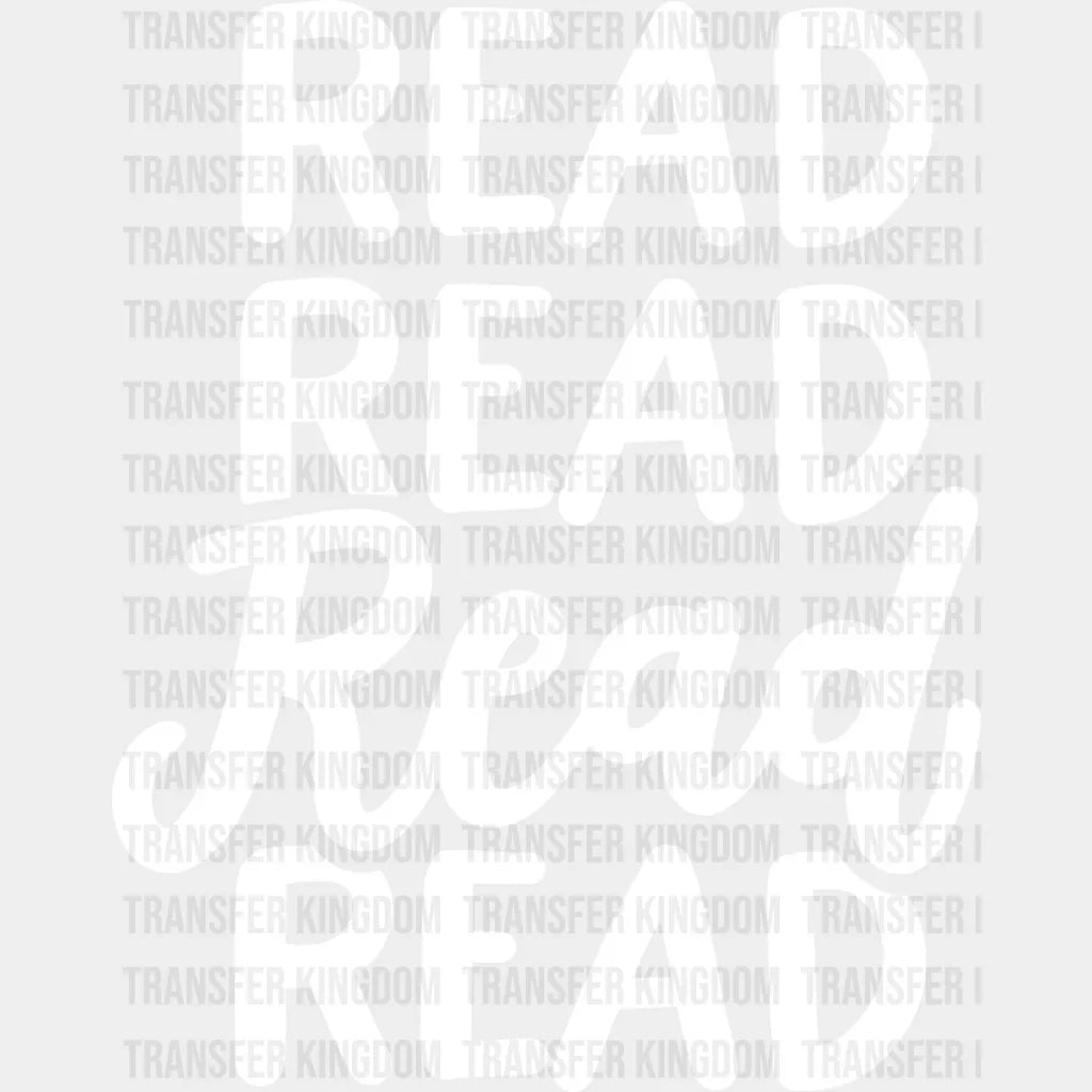 Read - Reading Dtf Heat Transfer Unisex S & M (10’’) / Light Color Design See Imaging