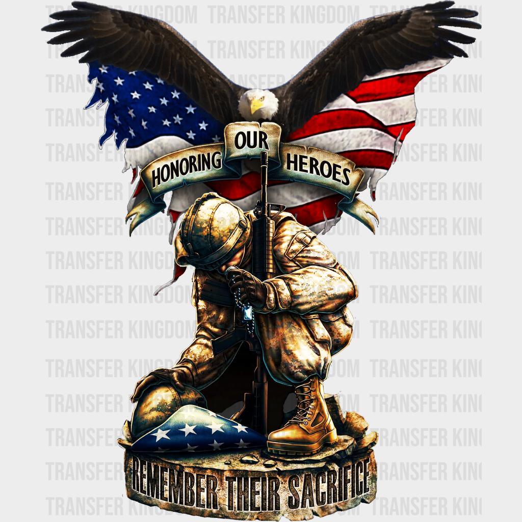 Remember The Sacrifice - Memorial Day DTF Transfer - Transfer Kingdom