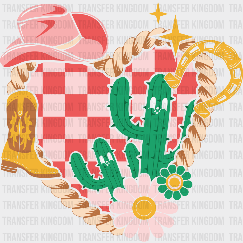ROPE DESİGN TX HEART - DTF heat transfer - transfer-kingdom