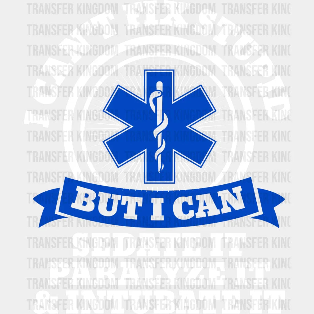 Sedate Paralyze And Intubate - Emt Dtf Transfer Unisex S & M (10’’) / Light Color Design See Imaging