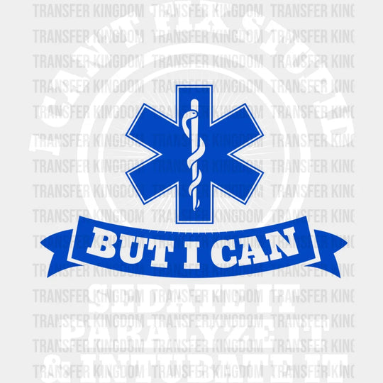 Sedate Paralyze And Intubate - Emt Dtf Transfer Unisex S & M (10’’) / Light Color Design See Imaging