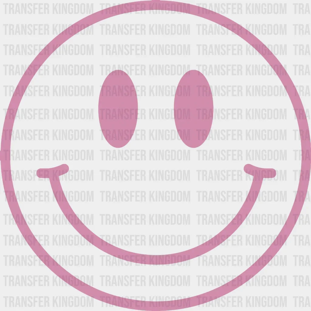 Smiley Face - Retro Summer Good Vibes Aesthetic Design Dtf Heat Transfer