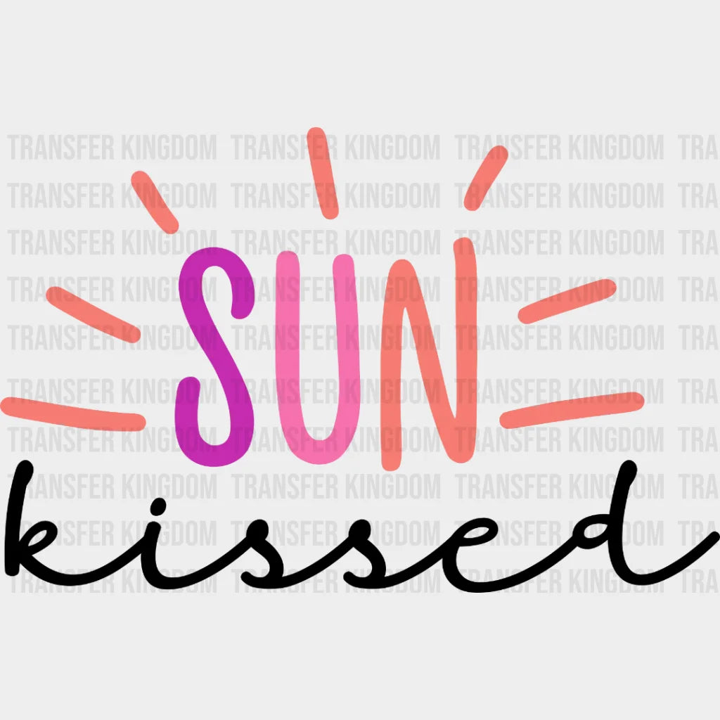 Sun kissed - Cool Summer - Vacation Design - DTF heat transfer - Transfer Kingdom