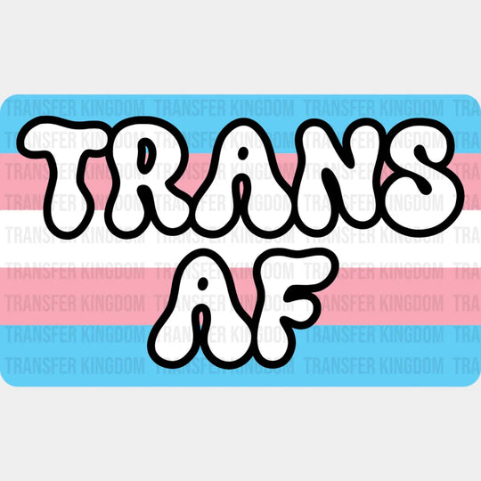 Trans Af Flag Design - Transsexual Iron On Dtf Transfer