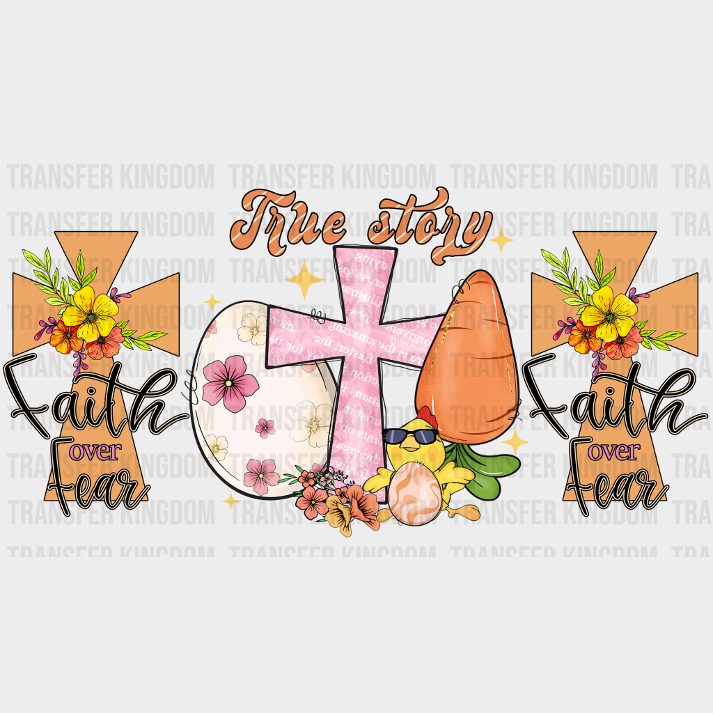 True Story Easter UV DTF Transfer Cup Wrap UV DTF Sticker - Transfer Kingdom