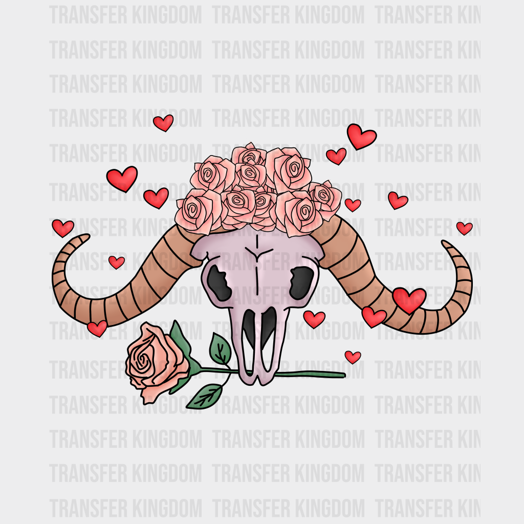 VALENTINE BULL - DTF heat transfer - transfer-kingdom