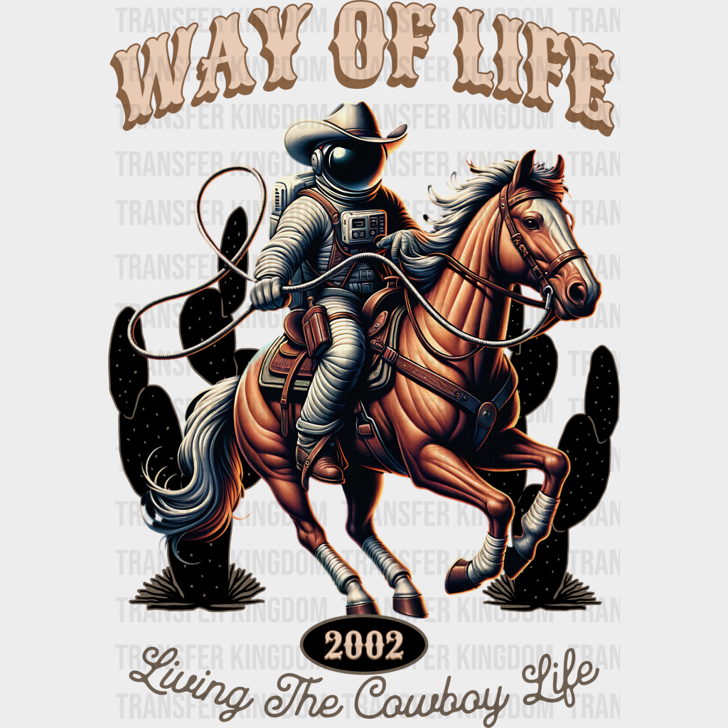Way Of Life 2002 Design - Rodeo Dtf Transfers