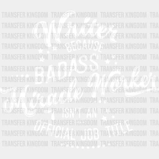 Writer Because - Writing Dtf Heat Transfer Unisex S & M (10’’) / Light Color Design See Imaging