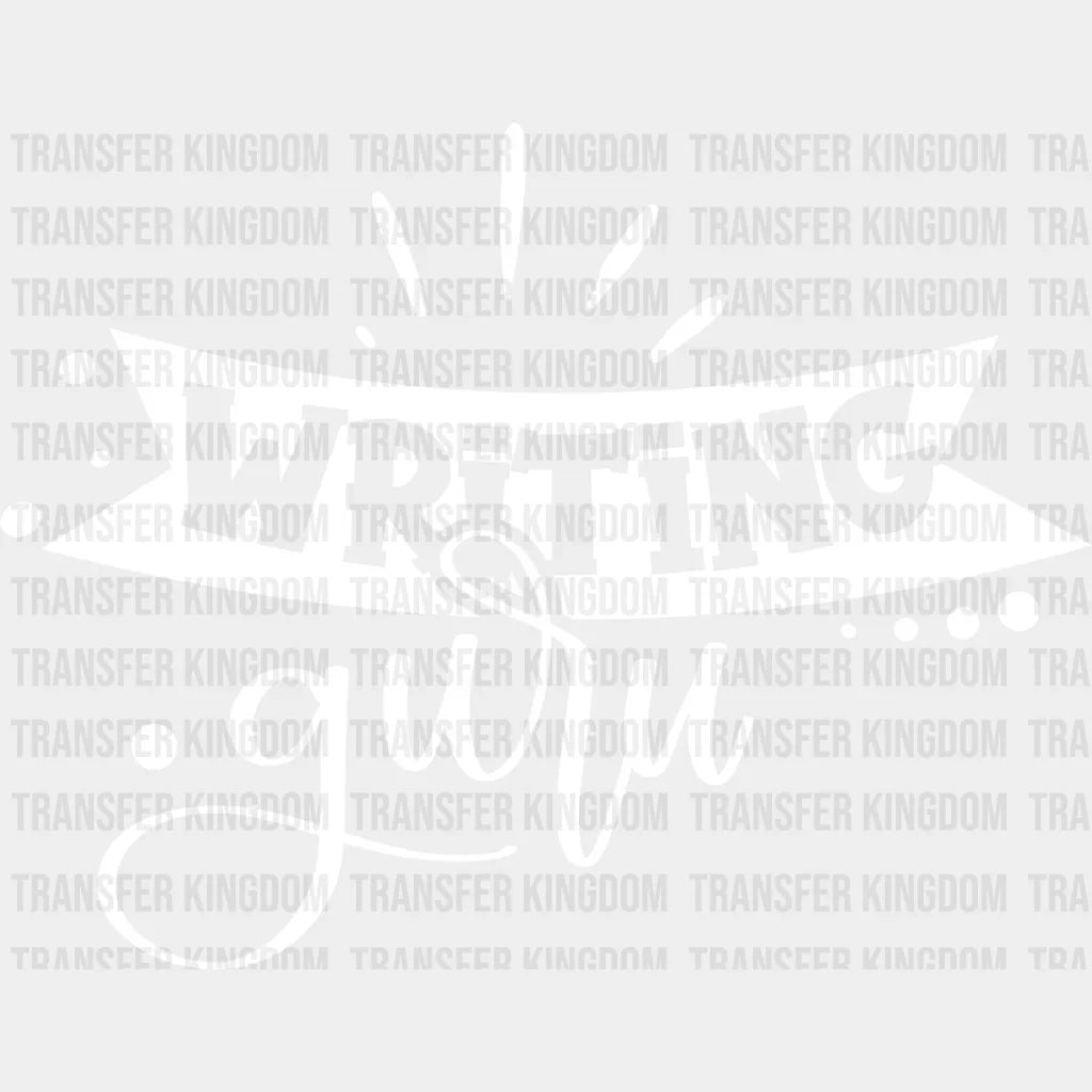 Writing Guru - Dtf Heat Transfer Unisex S & M (10’’) / Light Color Design See Imaging