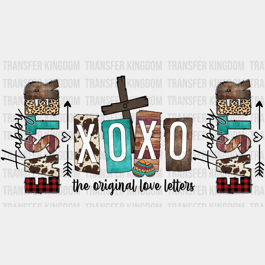 XOXO Easter UV DTF Transfer Cup Wrap UV DTF Sticker - Transfer Kingdom
