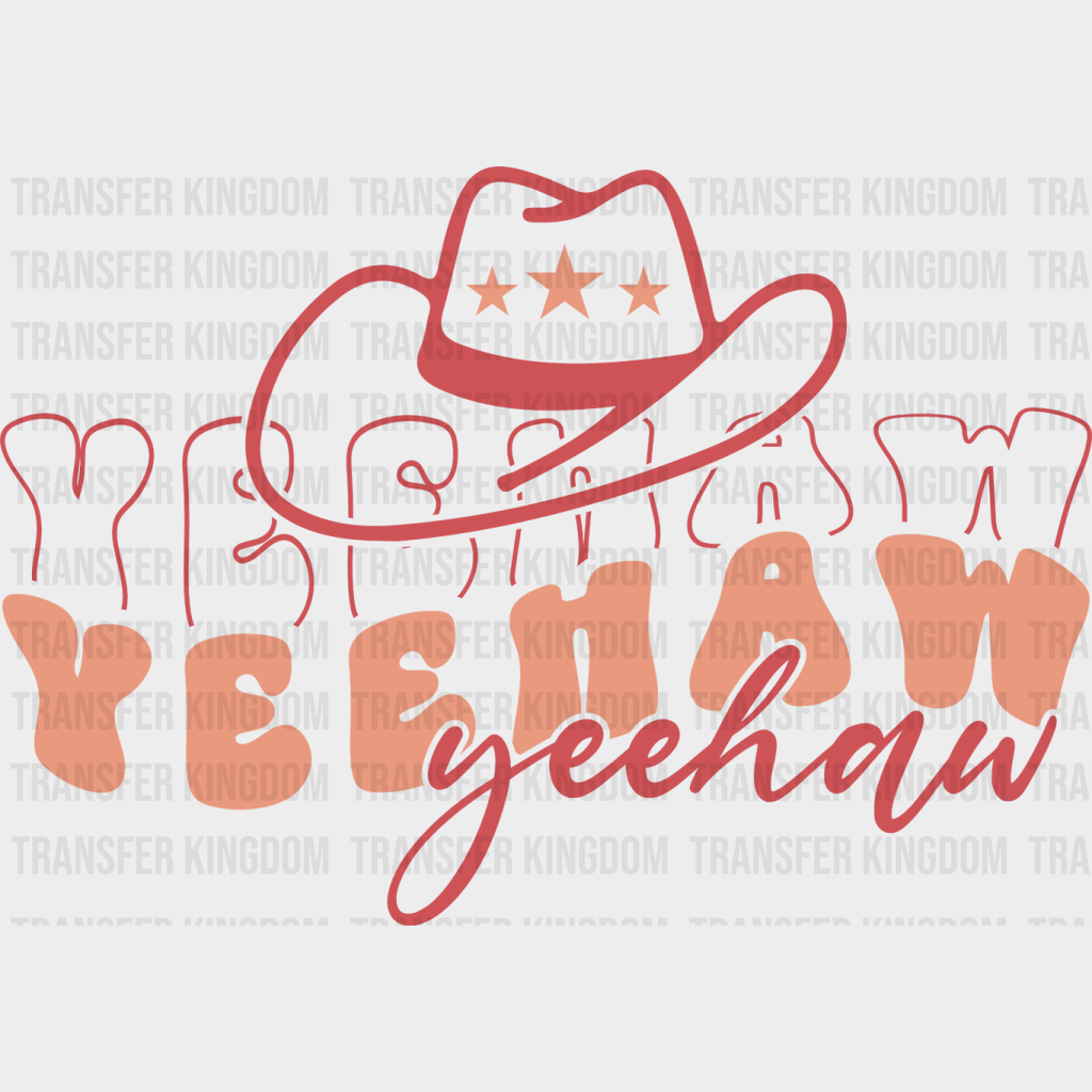 Yeehaw Western Design - Cowgirl Dtf Transfers