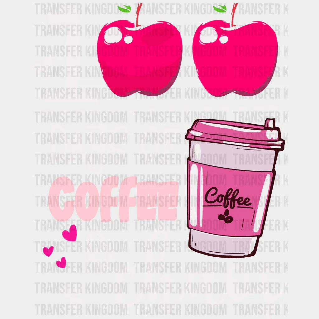100 Days Of Coffee & Chaos - DTF heat transfer - Transfer Kingdom