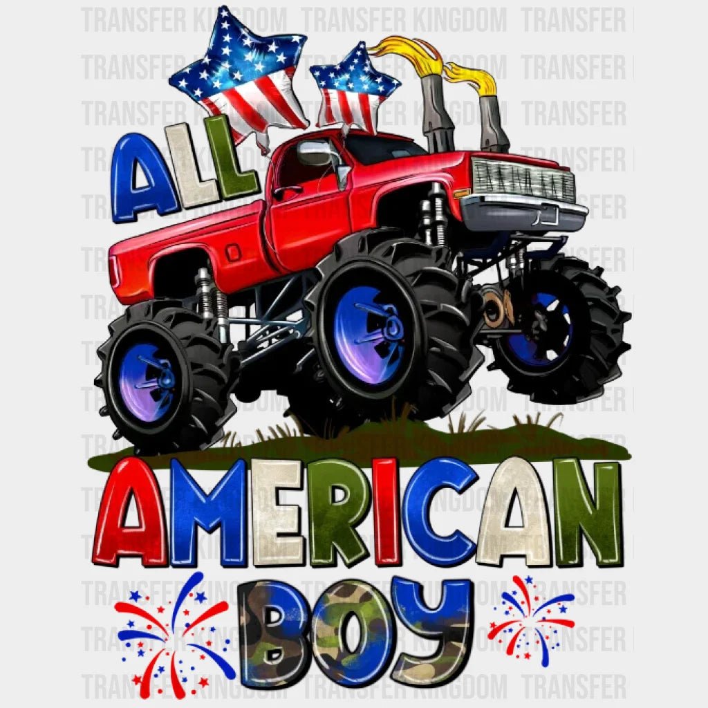 All American Boy Truck Dtf Transfer
