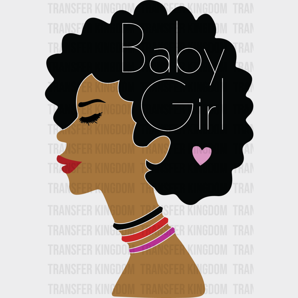Baby Girl - BLM design DTF heat transfer - Transfer Kingdom