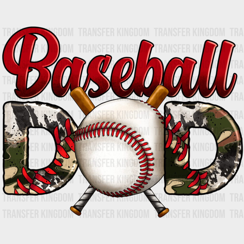 Baseball Dad Design - DTF heat transfer - Transfer Kingdom