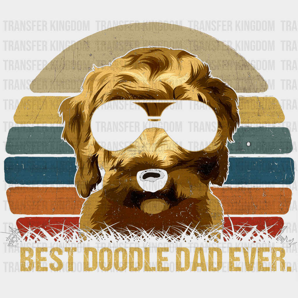 Best Doodle Dad Ever Design - DTF heat transfer - Transfer Kingdom