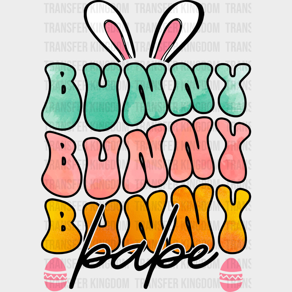 Bunny Babe Easter Design - DTF heat transfer - Transfer Kingdom