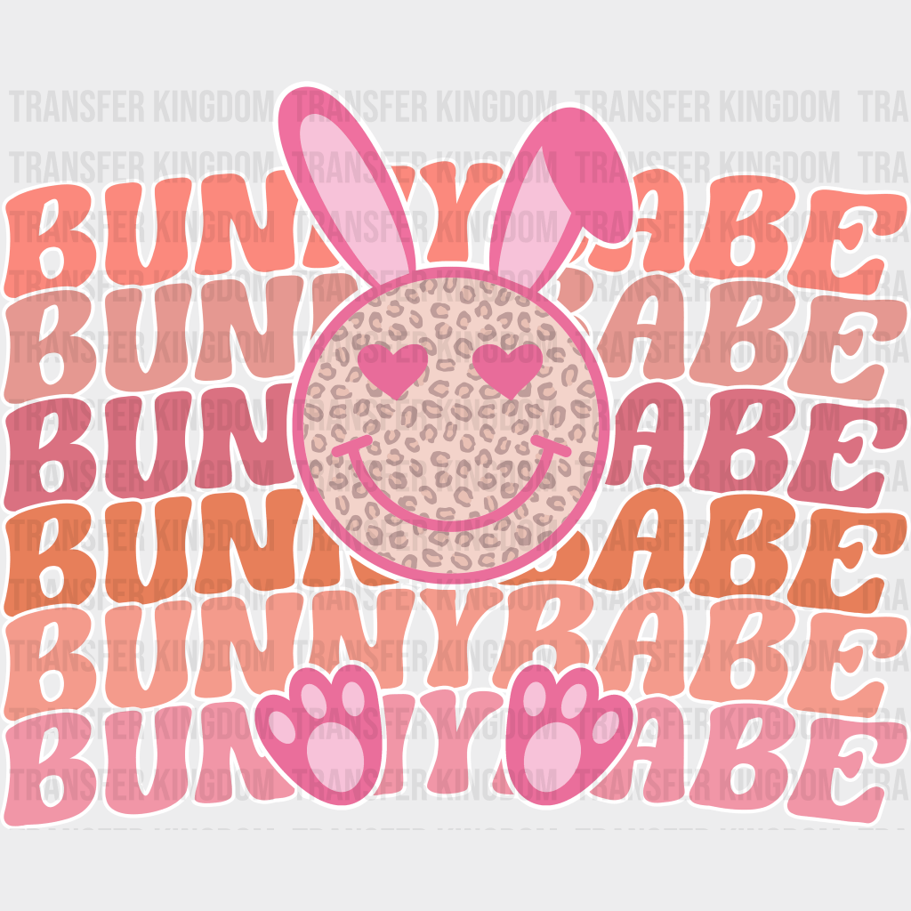 Bunny Babe Easter Design - DTF heat transfer - Transfer Kingdom