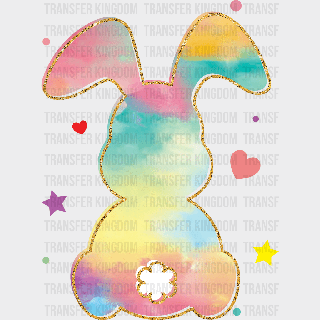 Bunny Easter Design - DTF heat transfer - Transfer Kingdom