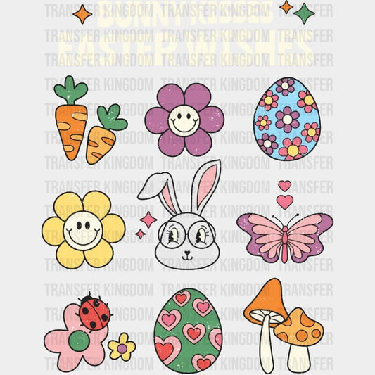 Bunny Kissess Easter Wishes Design - DTF heat transfer - Transfer Kingdom