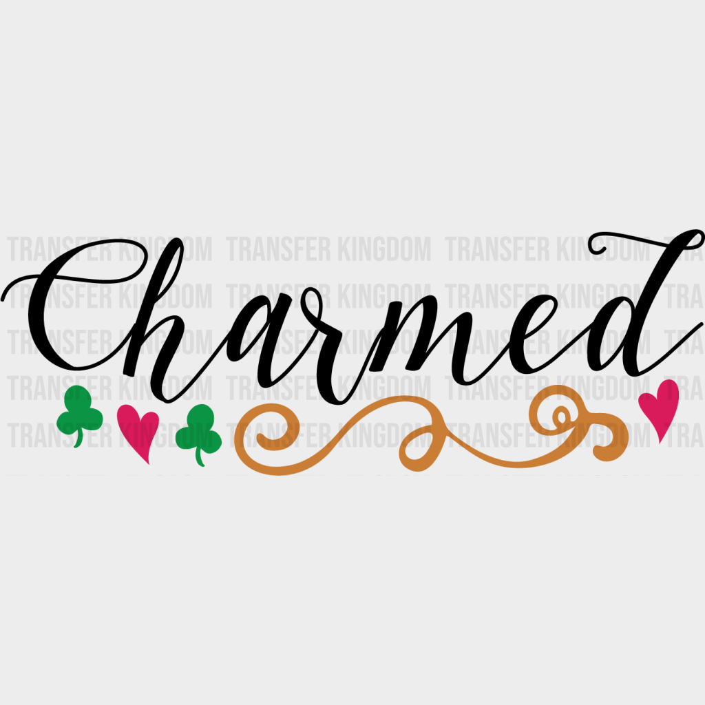 Charmed St. Patrick's Day Design - DTF heat transfer - Transfer Kingdom