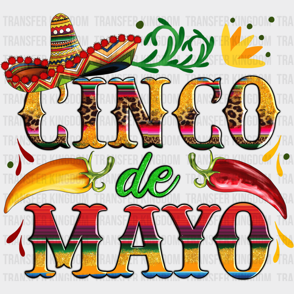 Cinco De Mayo - Cinco De Mayo DTF heat transfer - Transfer Kingdom