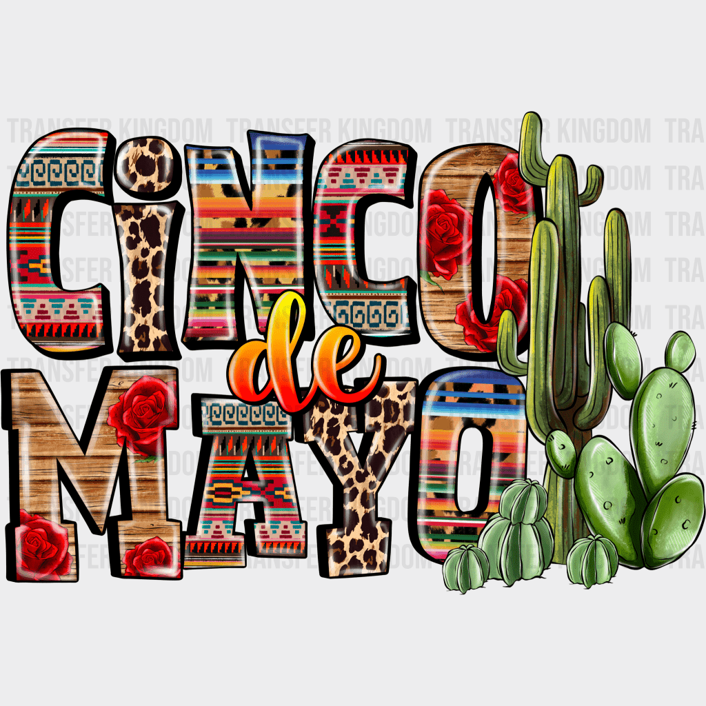 Cinco De Mayo - Cinco De Mayo DTF heat transfer - Transfer Kingdom