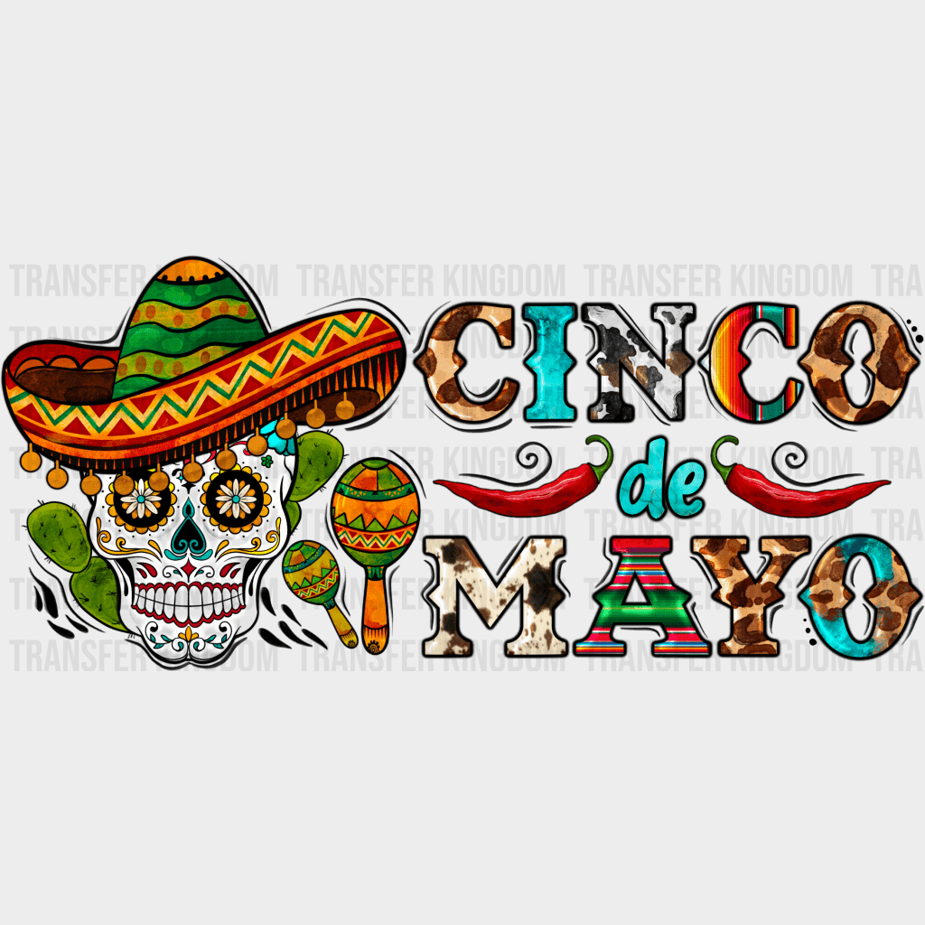 Cinco De Mayo - Cinco De Mayo DTF heat transfer - Transfer Kingdom