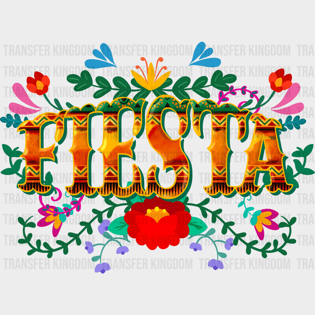 Cinco De Mayo Skull Fiesta - Cinco De Mayo DTF heat transfer - Transfer Kingdom