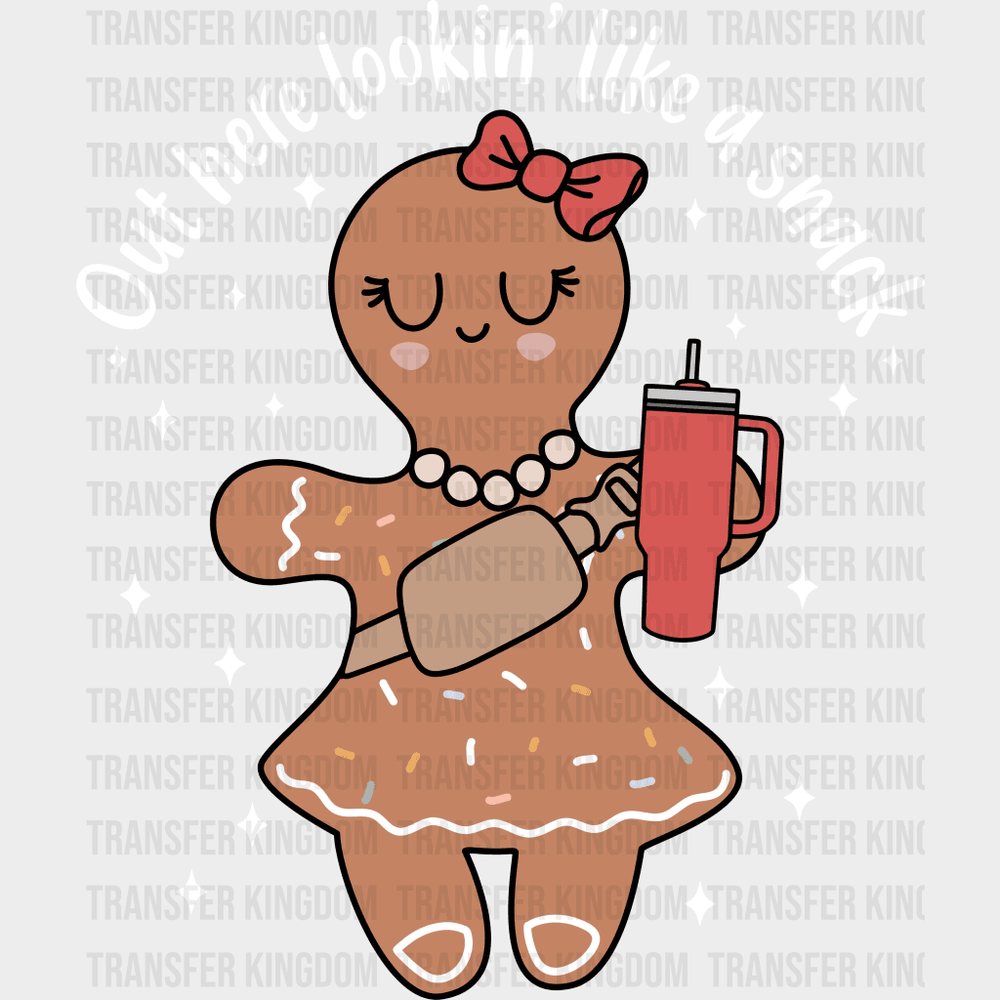 Cinnamon Cookie Snack Christmas Design Dtf Heat Transfer
