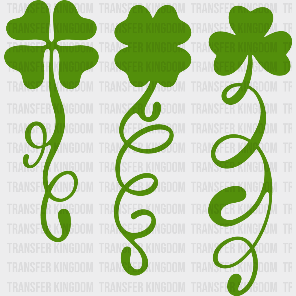 Clover Patch St. Patrick's Day Design - DTF heat transfer - Transfer Kingdom
