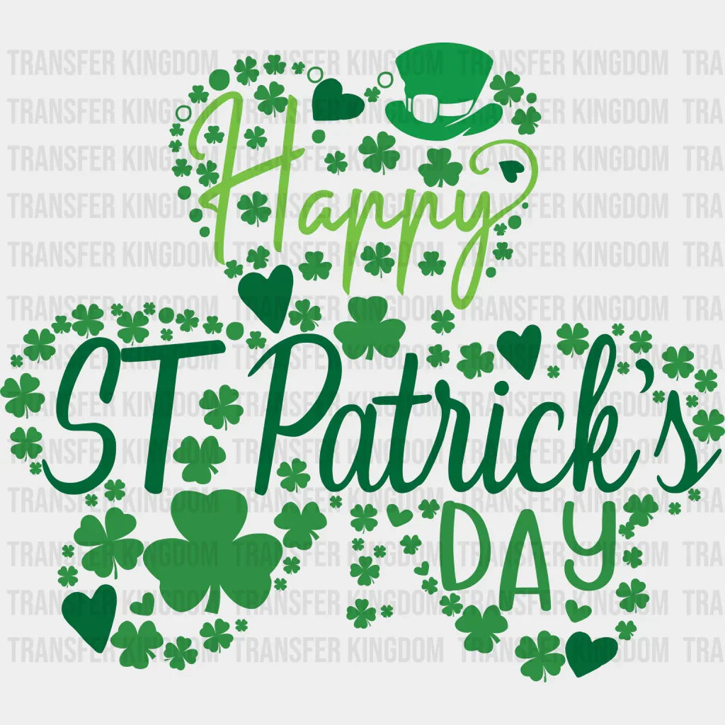 Clover St. Patrick's Day Design - DTF heat transfer - Transfer Kingdom