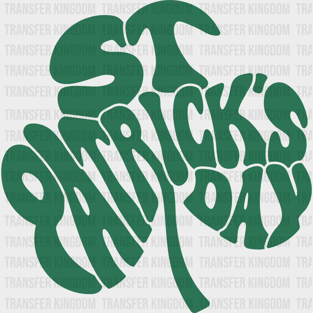 Clover St. Patrick's Day Design - DTF heat transfer - Transfer Kingdom