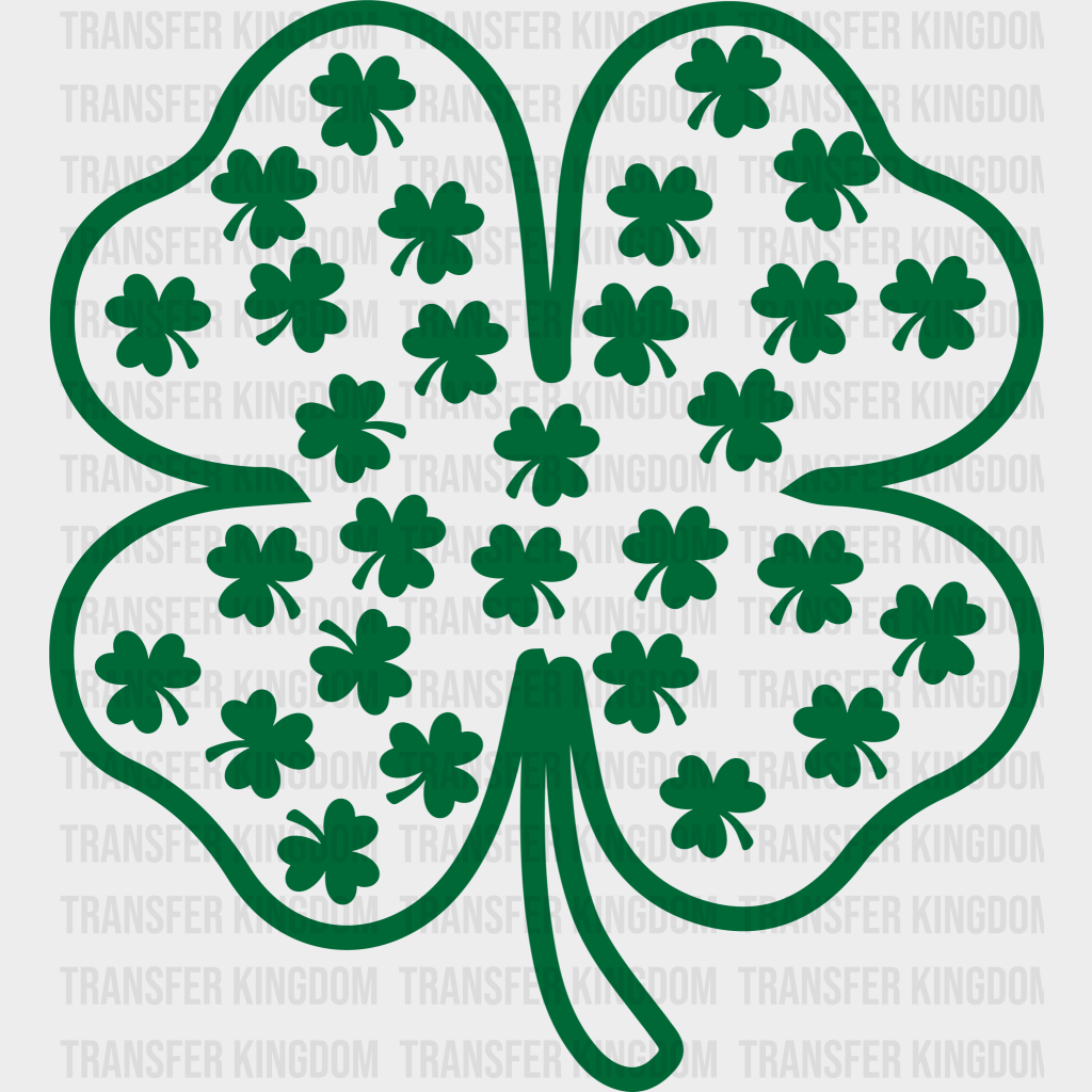 Clover St. Patrick's Day Design - DTF heat transfer - Transfer Kingdom
