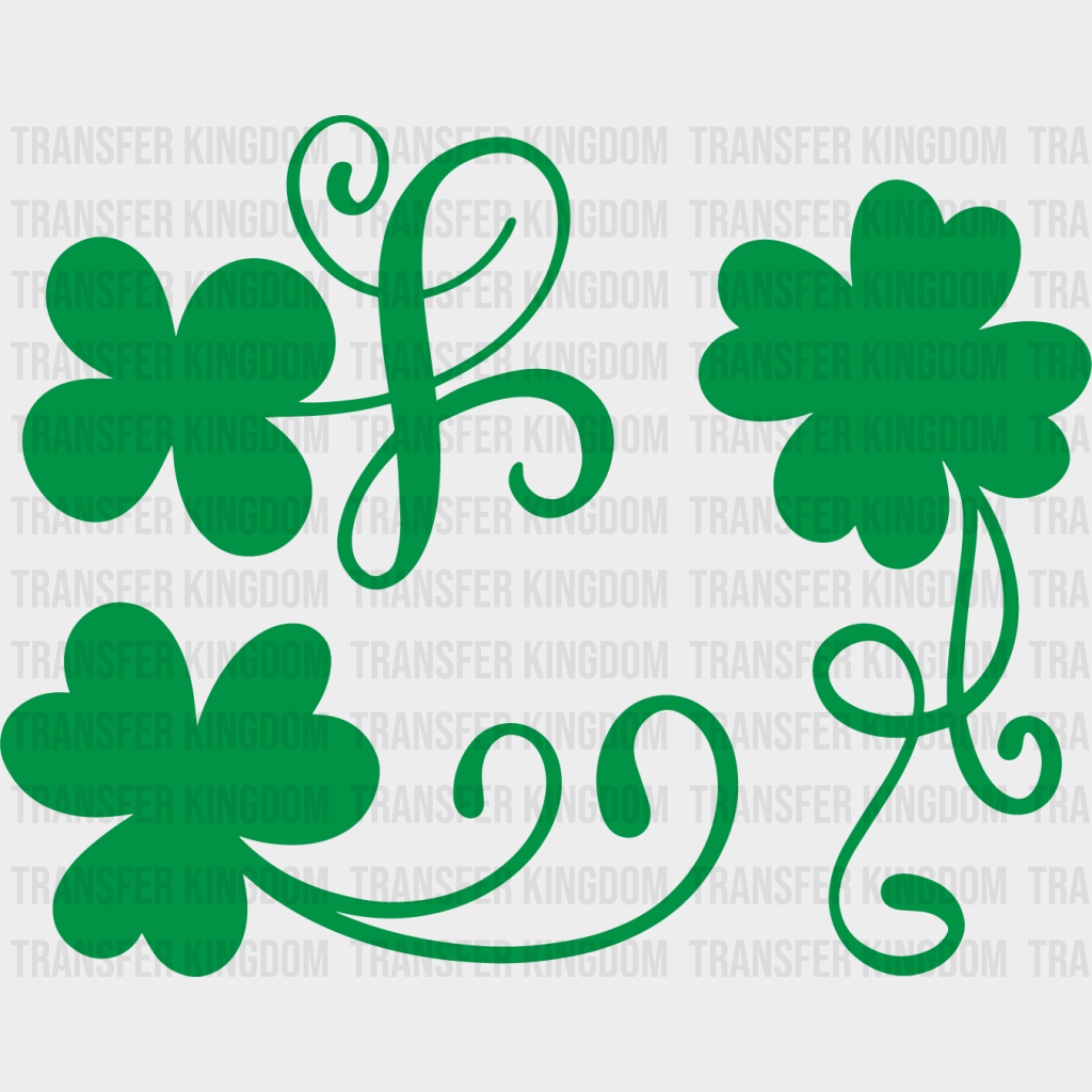 Clover St. Patrick's Day Design - DTF heat transfer - Transfer Kingdom