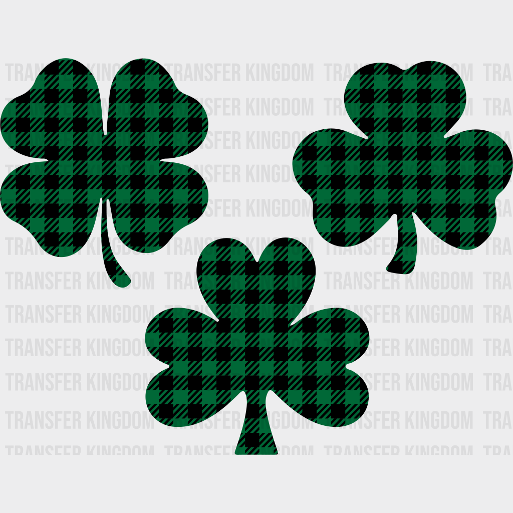Clovers St. Patrick's Day Design - DTF heat transfer - Transfer Kingdom