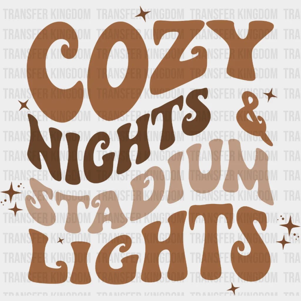 Cozy Night Stadium Lights Dtf Transfer