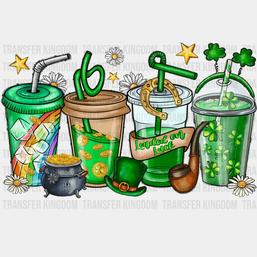 Cups St. Patrick's Day Design - DTF heat transfer - Transfer Kingdom