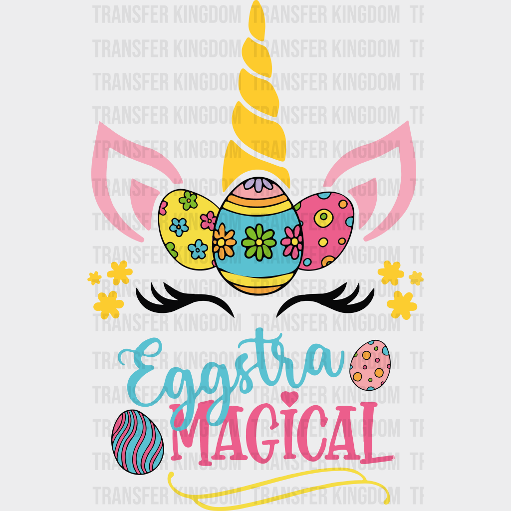 Eggstra Magical Easter Design - DTF heat transfer - Transfer Kingdom
