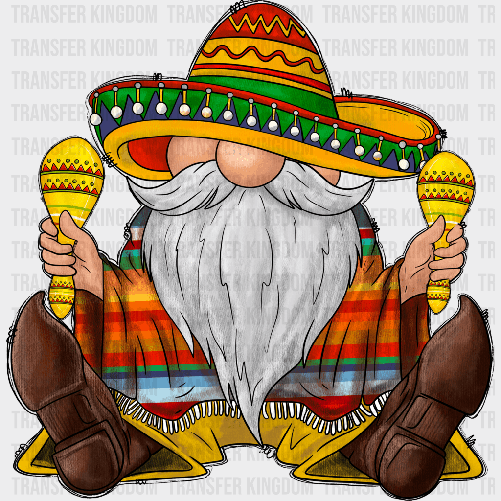 Gnomie - Cinco De Mayo DTF heat transfer - Transfer Kingdom