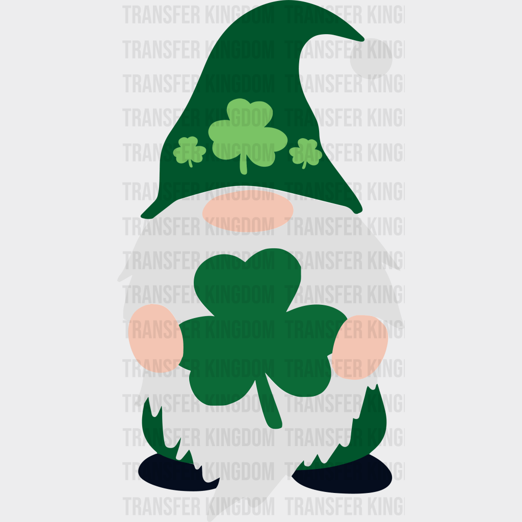 Gnomie St. Patrick's Day Design - DTF heat transfer - Transfer Kingdom