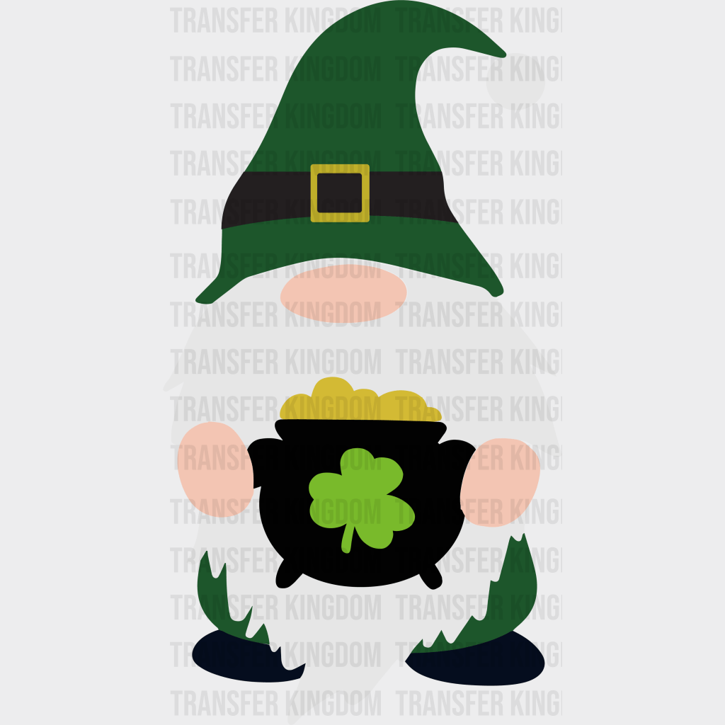 Gnomie St. Patrick's Day Design - DTF heat transfer - Transfer Kingdom