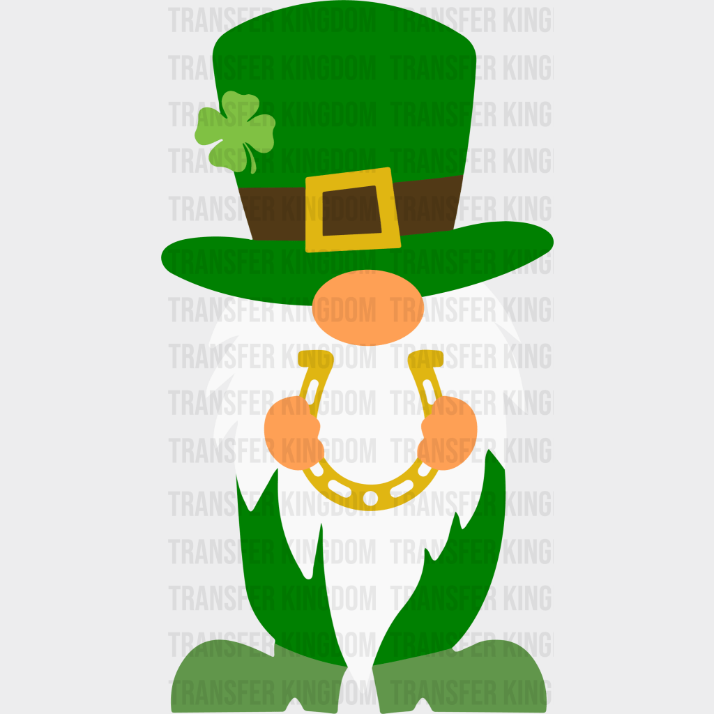Gnomie St. Patrick's Day Design - DTF heat transfer - Transfer Kingdom