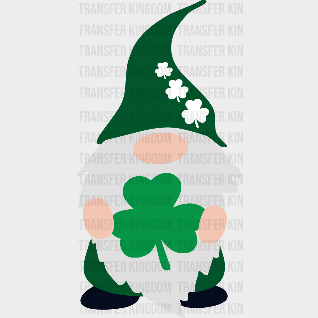 Gnomie St. Patrick's Day Design - DTF heat transfer - Transfer Kingdom