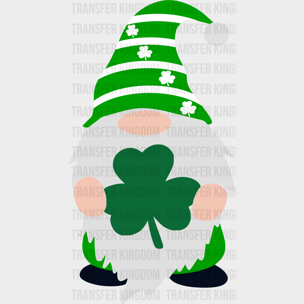 Gnomie St. Patrick's Day Design - DTF heat transfer - Transfer Kingdom