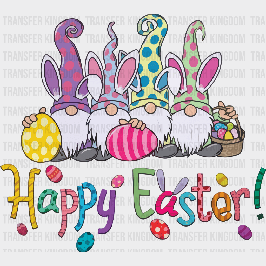Gnomies Easter Design - DTF heat transfer - Transfer Kingdom