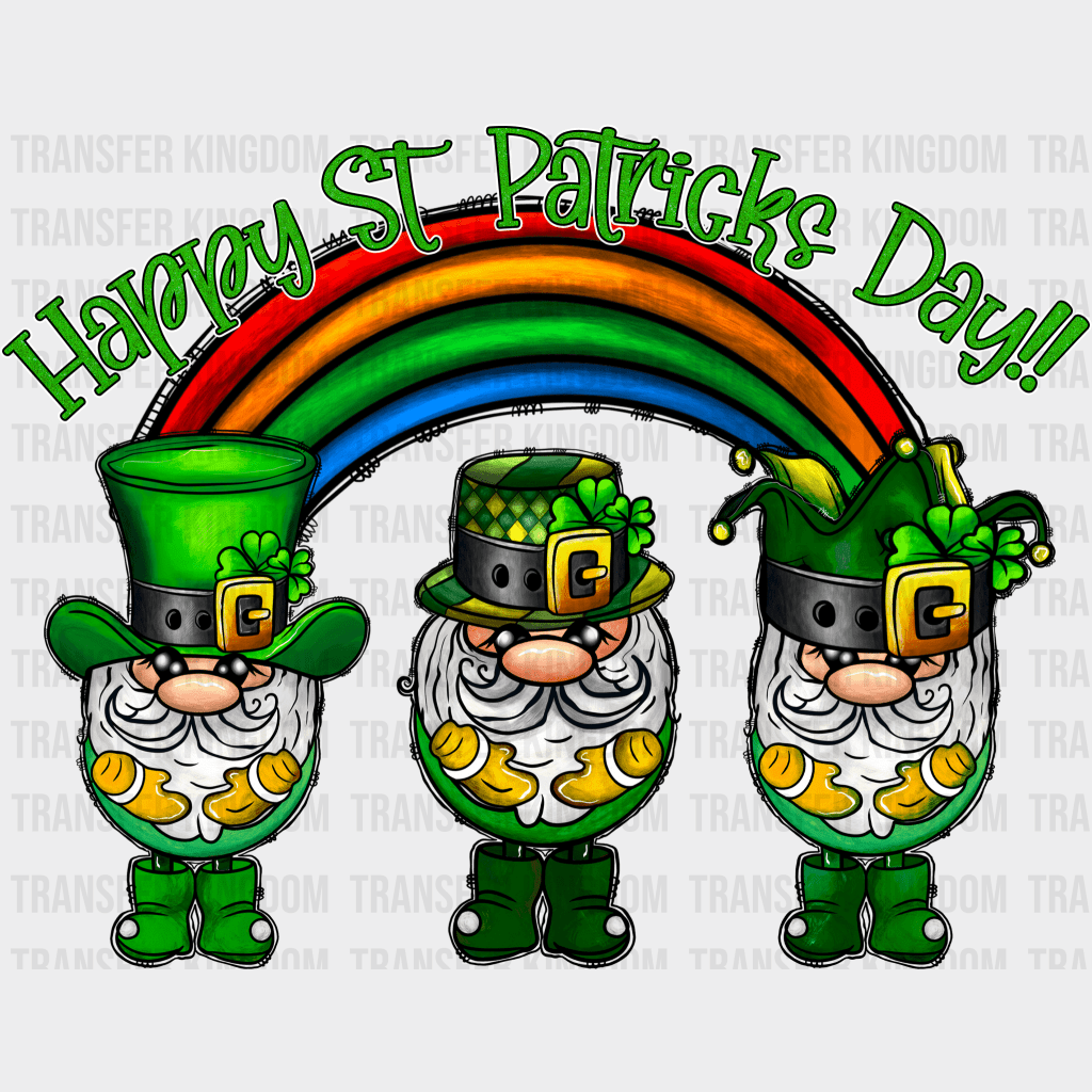 Gnomies St. Patrick's Day Design - DTF heat transfer - Transfer Kingdom