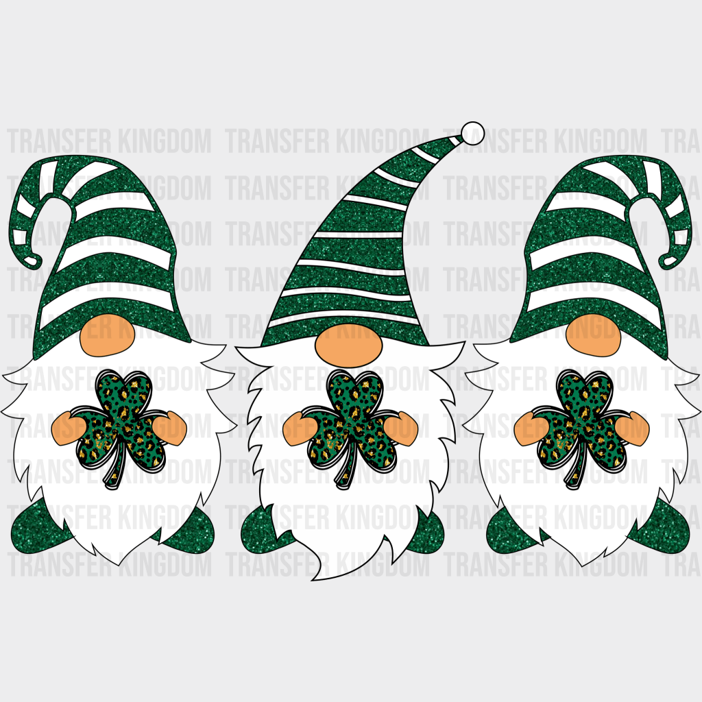 Gnomies St. Patrick's Day Design - DTF heat transfer - Transfer Kingdom