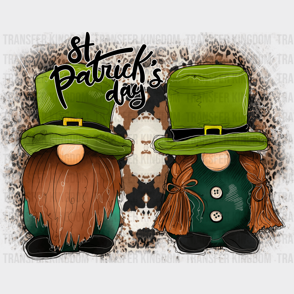 Gnomies St. Patrick's Day Design - DTF heat transfer - Transfer Kingdom